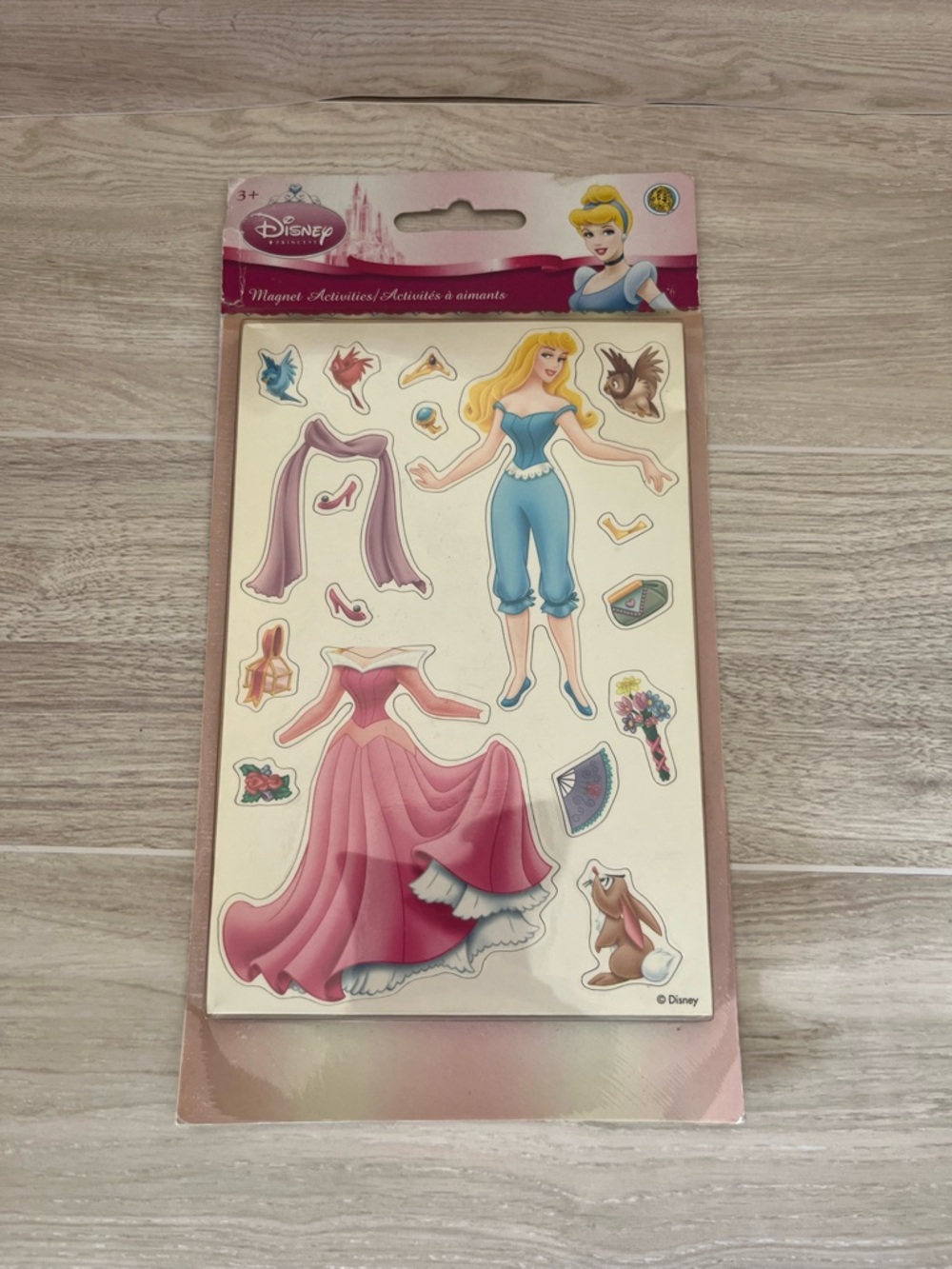 Vintage Disney Princess Magnetic Dress Up Doll 2007